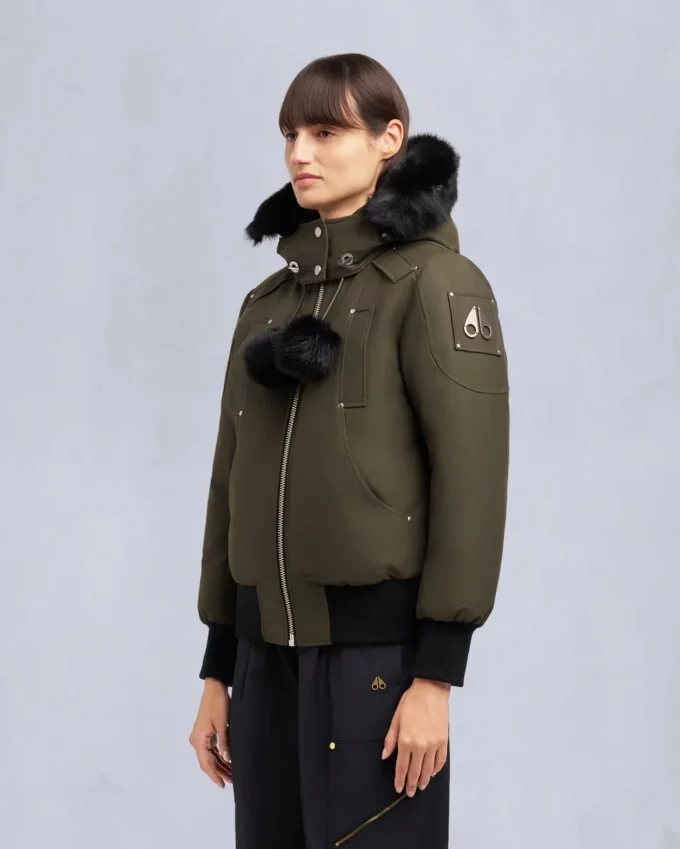 Bomber originale Debbie con bordi in shearling