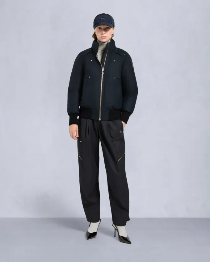 Bomber originale Debbie con bordi in shearling