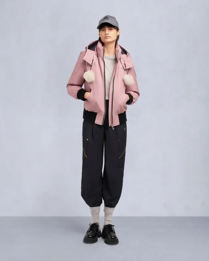 Bomber originale Debbie con bordi in shearling