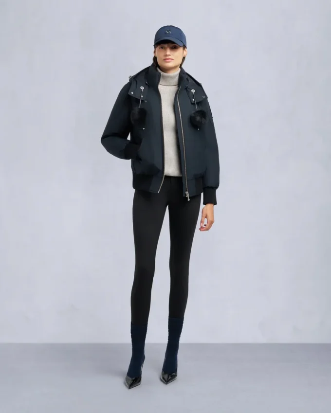 Bomber originale Debbie con bordi in shearling