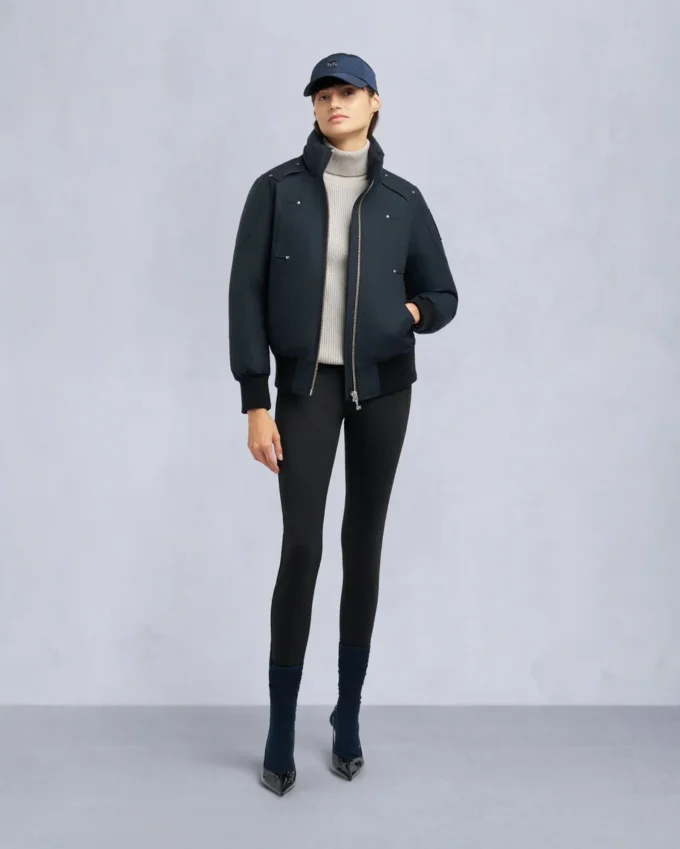 Bomber originale Debbie con bordi in shearling