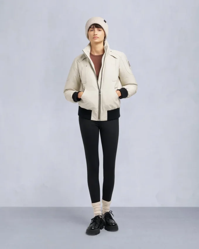 Bomber originale Debbie con bordi in shearling