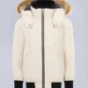 Bomber unisex per bambini con bordi in shearling originale