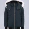 Bomber unisex per bambini con bordi in shearling originale