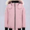 Bomber unisex per bambini con bordi in shearling originale