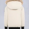Bomber unisex per bambini con bordi in shearling originale