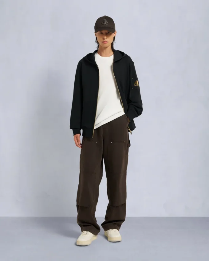 Felpa con cappuccio e zip integrale Snyder della serie Gold