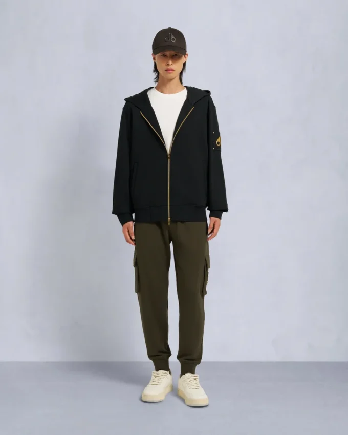 Felpa con cappuccio e zip integrale Snyder della serie Gold