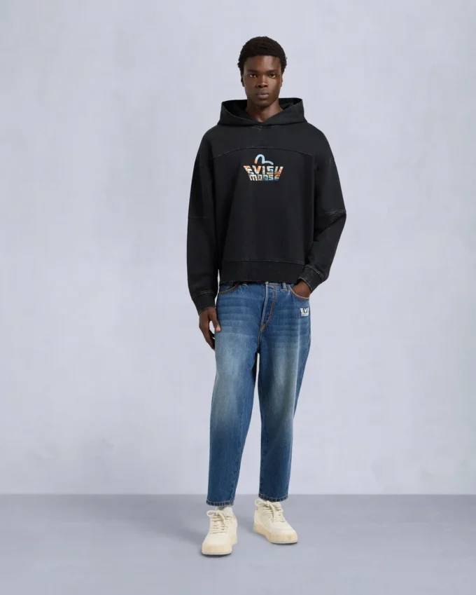 Felpa con cappuccio Evisu X Moose