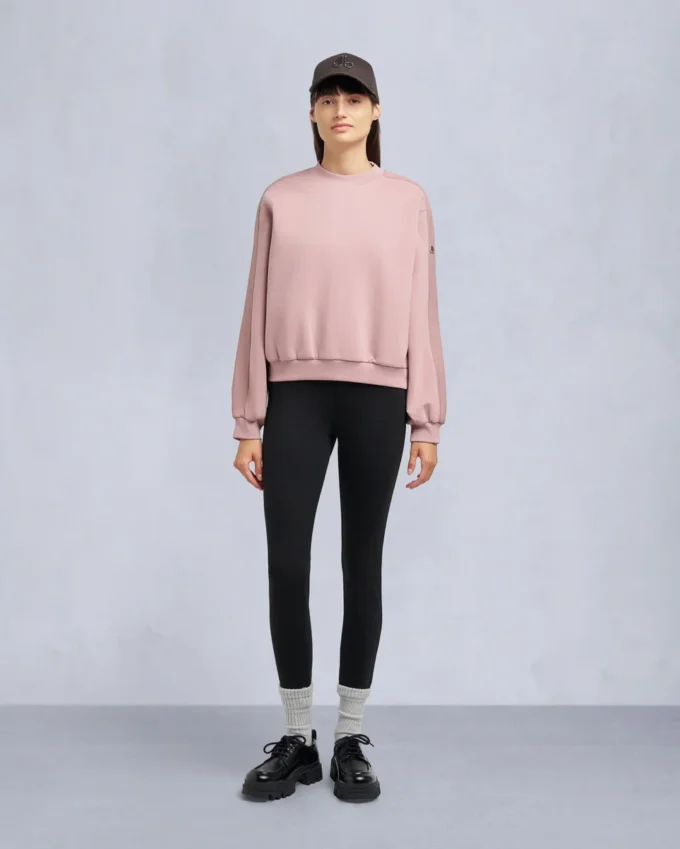 Felpa girocollo Mix Media