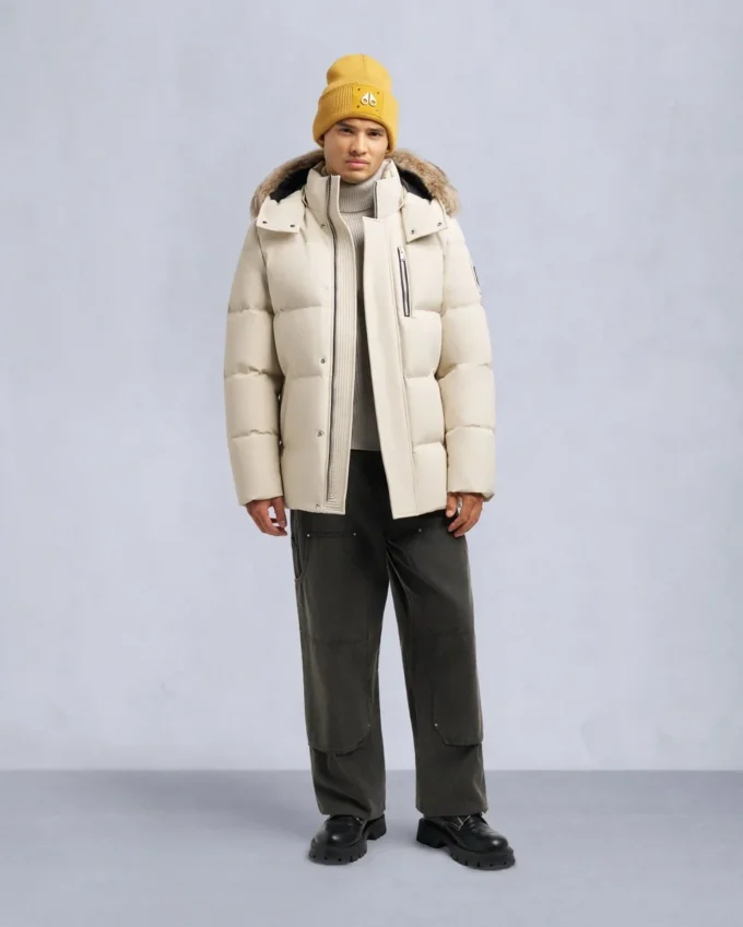 Giacca 3Q con bordi in shearling Cloud