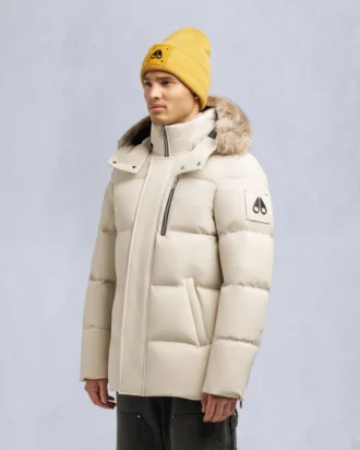 Giacca 3Q con bordi in shearling Cloud