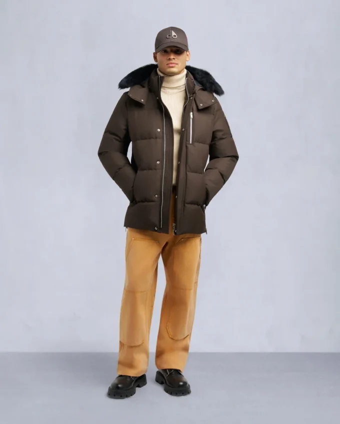 Giacca 3Q con bordi in shearling Cloud