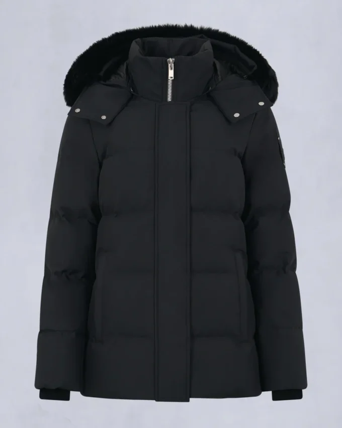 Giacca 3Q con bordi in shearling Cloud