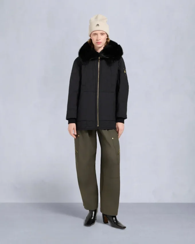 Giacca 3Q con bordi in shearling della serie Gold Nova