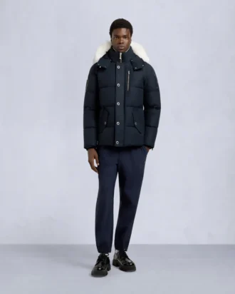 Giacca 3Q con bordo in shearling originale