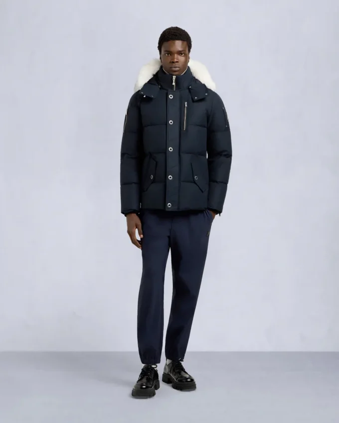 Giacca 3Q con bordo in shearling originale