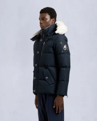 Giacca 3Q con bordo in shearling originale