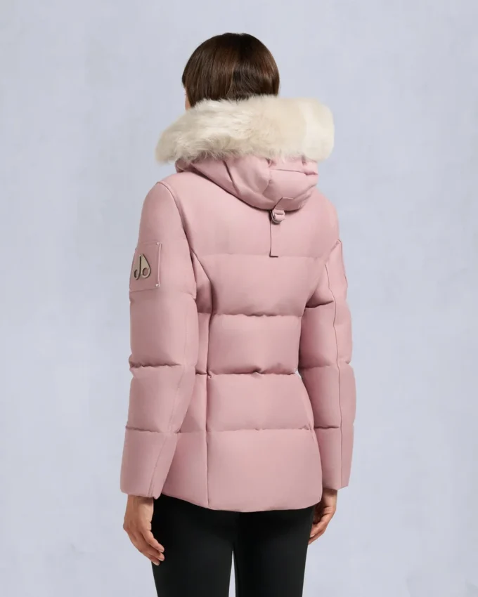 Giacca 3Q con bordo in shearling originale