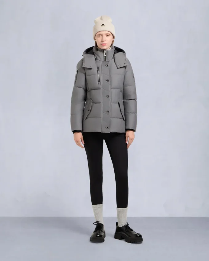 Giacca 3Q con bordo in shearling originale