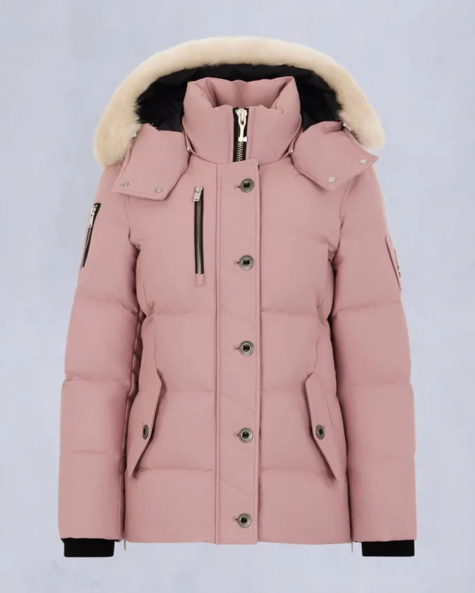 Giacca 3Q con bordo in shearling originale