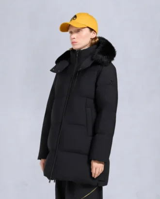 Giacca 3Q con rifiniture in shearling Nyluxe Chelia