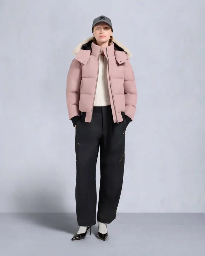 Giacca bomber con bordi in shearling Cloud