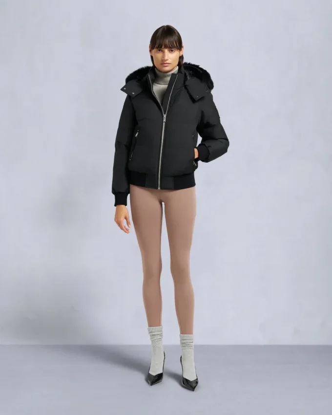 Giacca bomber con bordi in shearling Cloud