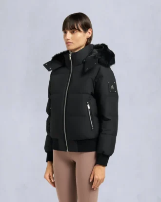 Giacca bomber con bordi in shearling Cloud