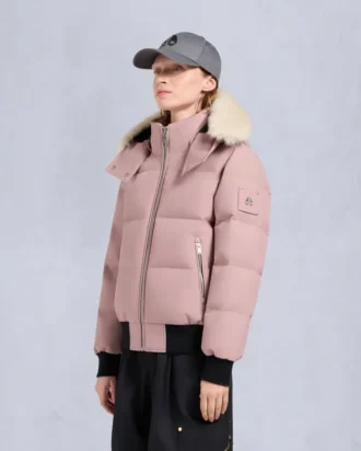 Giacca bomber con bordi in shearling Cloud