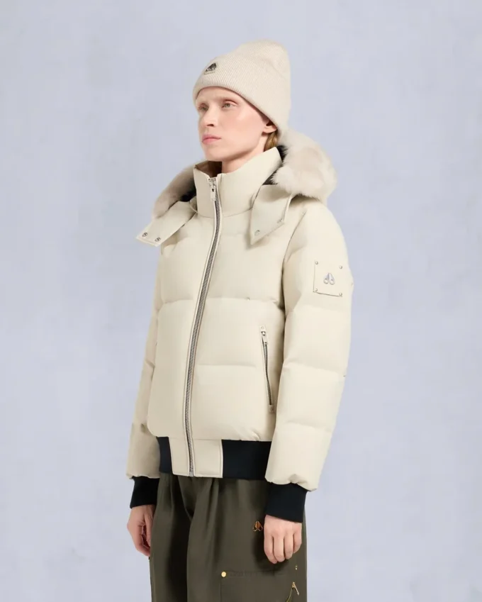 Giacca bomber con bordi in shearling Cloud
