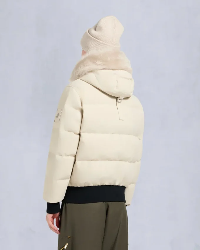 Giacca bomber con bordi in shearling Cloud