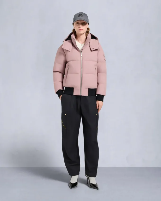 Giacca bomber con bordi in shearling Cloud