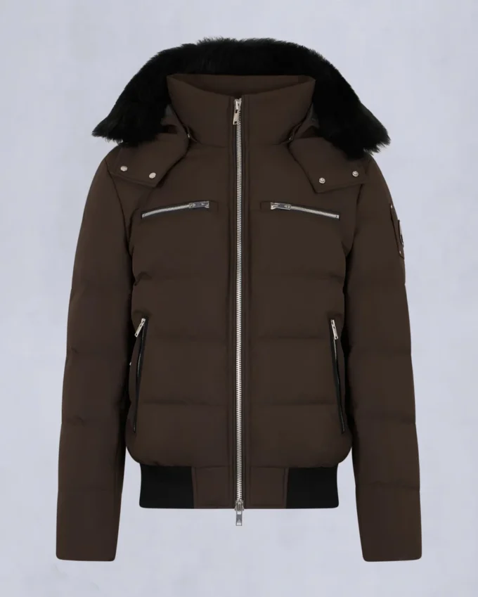 Giacca bomber con bordi in shearling Cloud