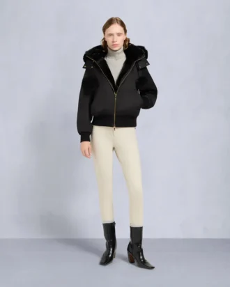 Giacca bomber Debbie originale in raso della serie Gold