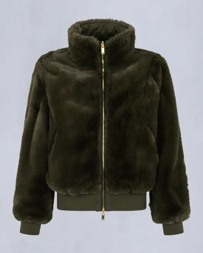 Giacca bomber Debbie originale in raso della serie Gold