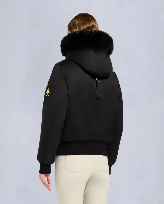 Giacca bomber Debbie originale in raso della serie Gold