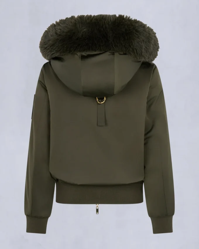 Giacca bomber Debbie originale in raso della serie Gold