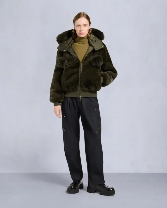 Giacca bomber Debbie originale in raso della serie Gold