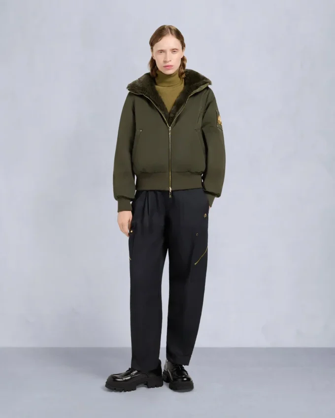 Giacca bomber Debbie originale in raso della serie Gold