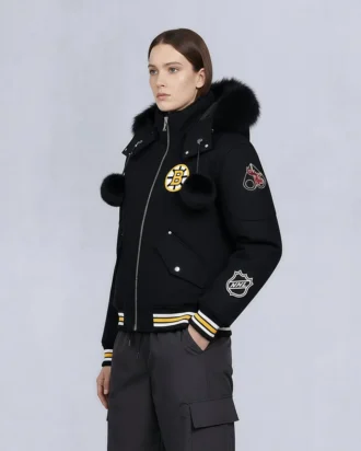 Giacca bomber Nhl X Moose Knuckles Bruins