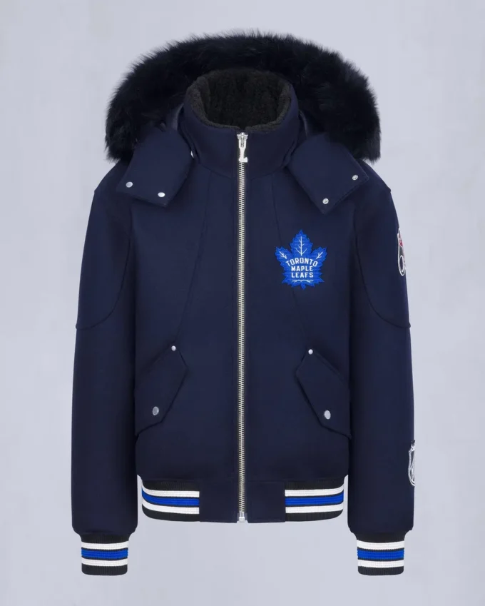 Giacca bomber NHL X Moose Knuckles Maple Leafs