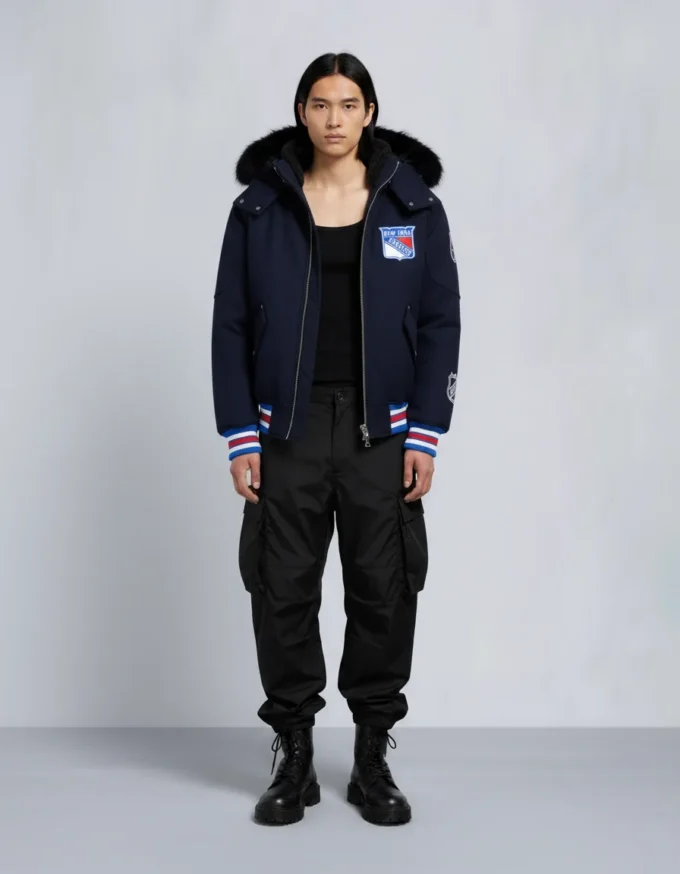Giacca bomber NHL X Moose Knuckles Rangers