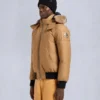 Giacca bomber originale con bordi in shearling