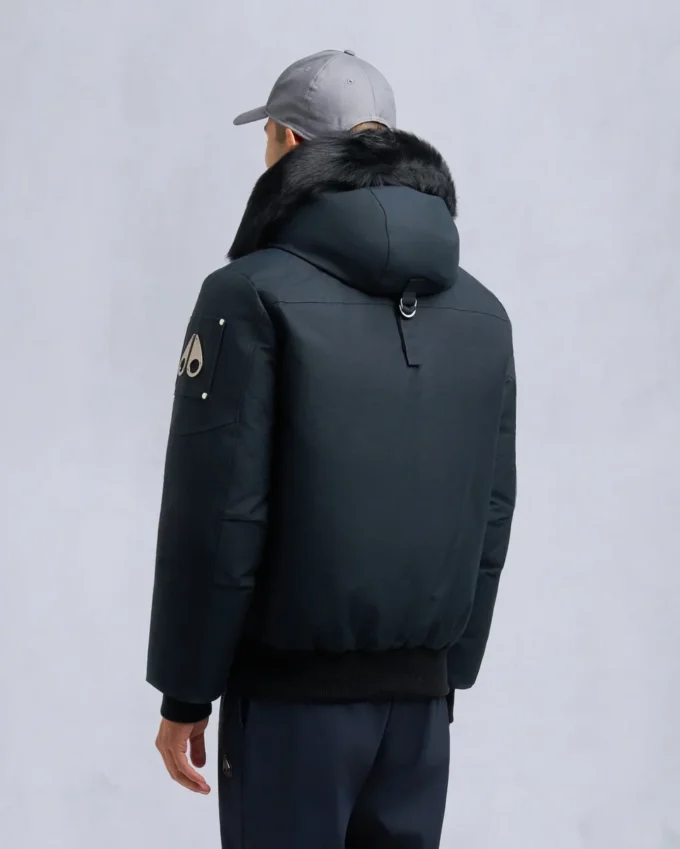 Giacca bomber originale con bordi in shearling