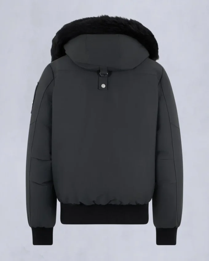 Giacca bomber originale con bordi in shearling