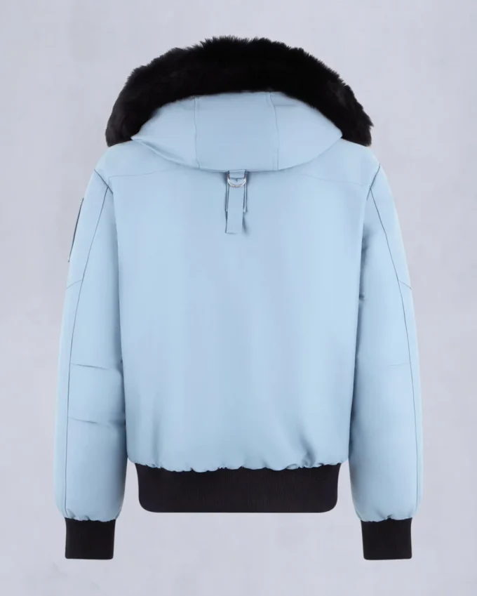 Giacca bomber originale con bordi in shearling