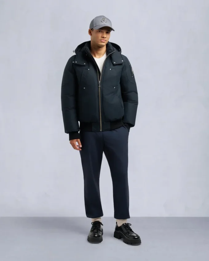 Giacca bomber originale con bordi in shearling