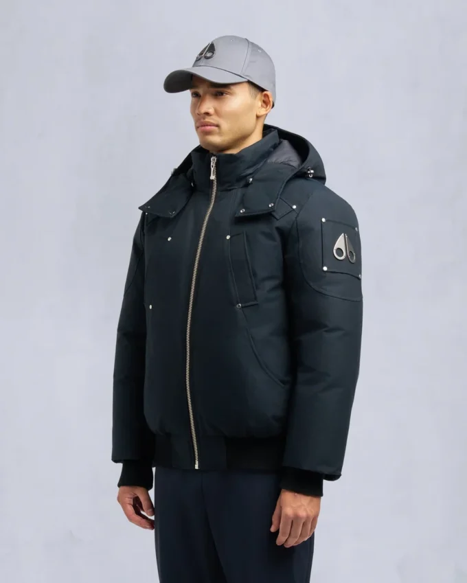 Giacca bomber originale con bordi in shearling