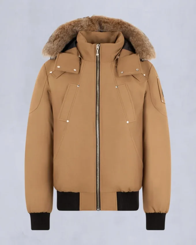 Giacca bomber originale con bordi in shearling